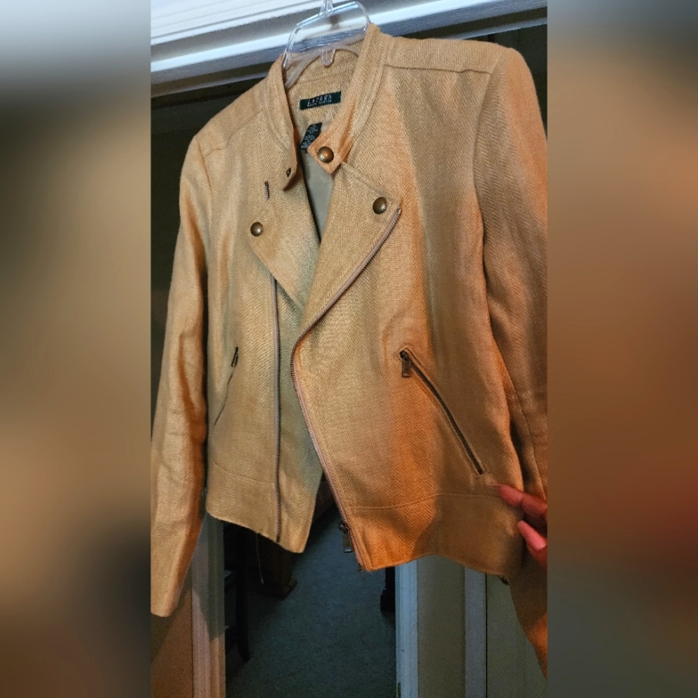 Ralph Lauren Moto Tweed Jacket